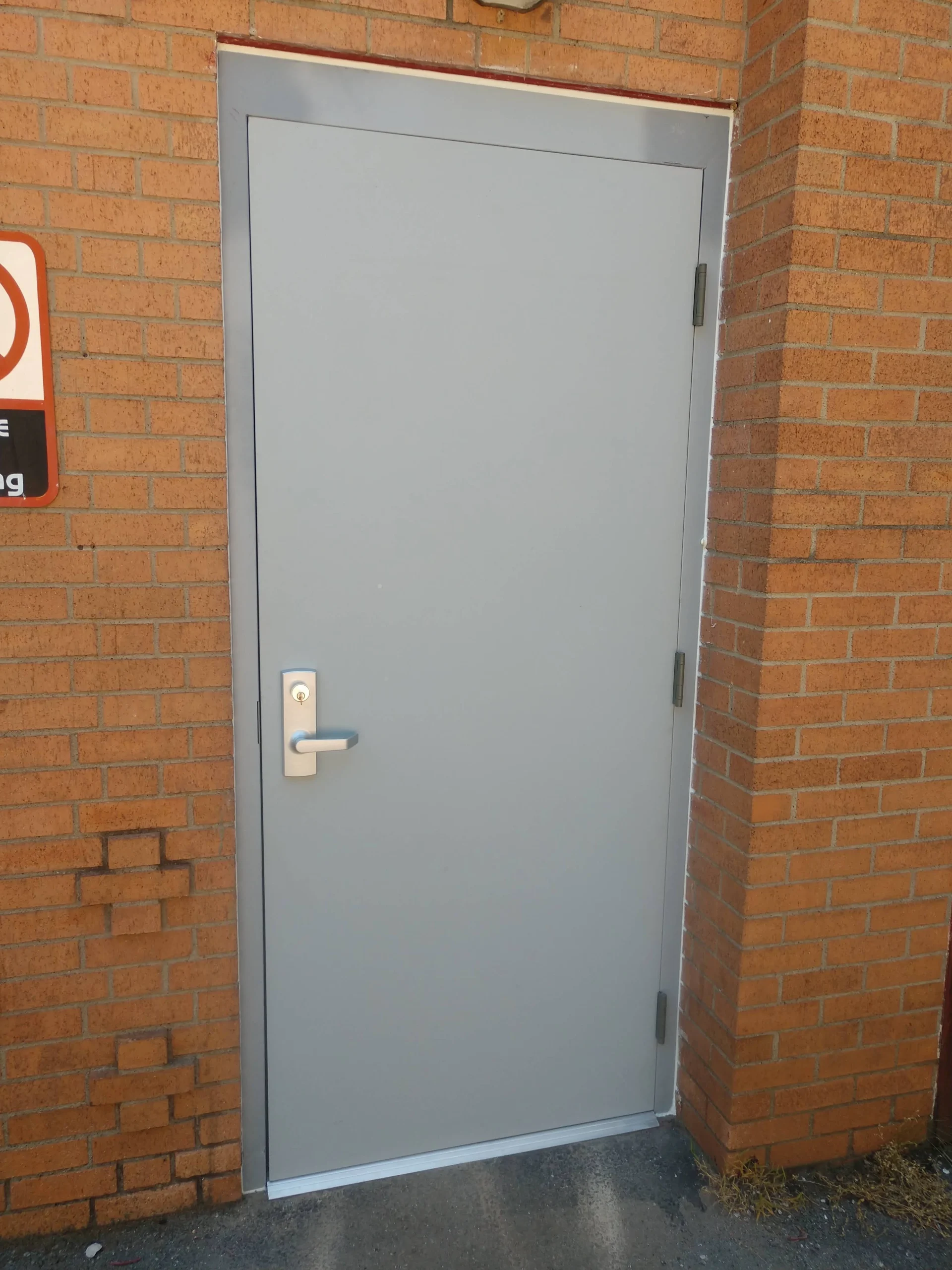 commercial steel door installation by Armory Locksmiths in Western Pennsylvania